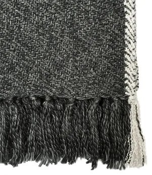 Plaids, deken Zwart Malagoon  Charcoal melee throw