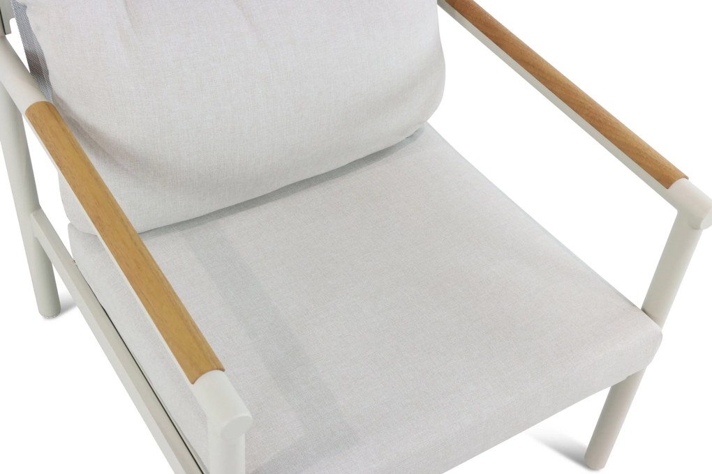 Stoel en Bank Loungeset 5 personen Aluminium Taupe  Lifestyle Garden Furniture Norte