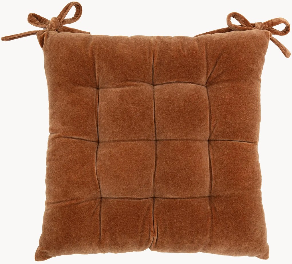 Fluwelen stoelkussen Cozy