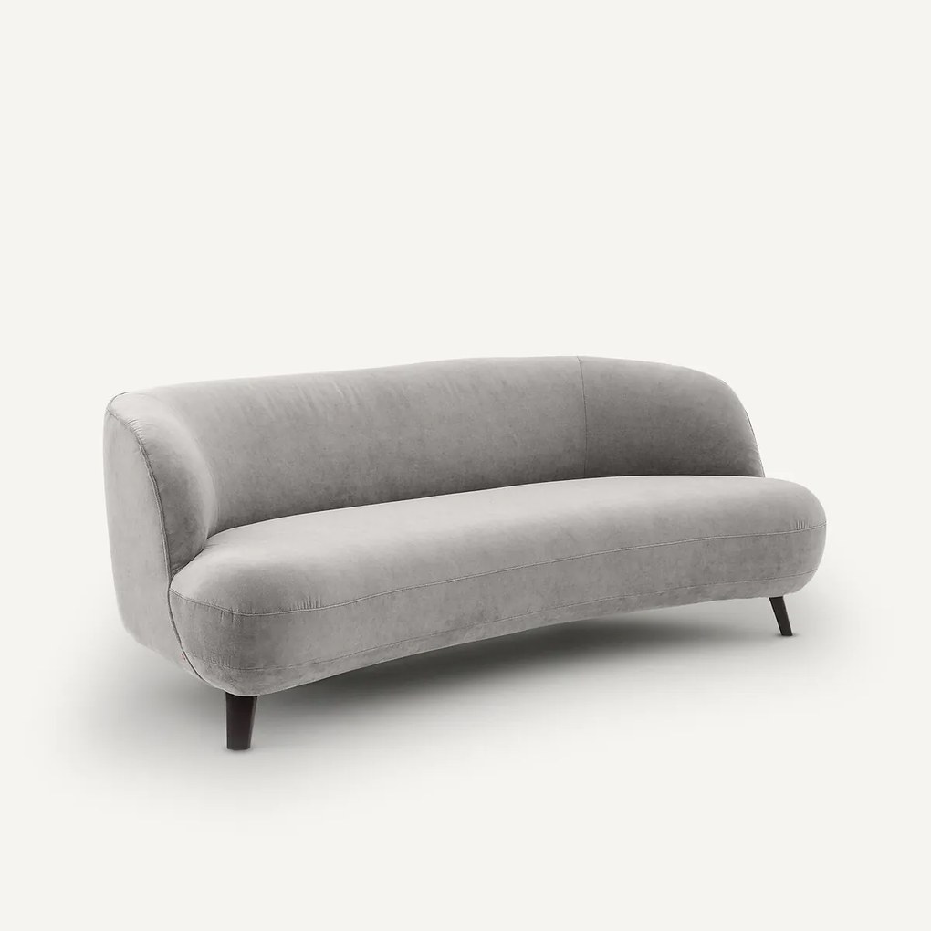 3-zitsbank, stonewashed fluweel, Rosebury, design E. Gallina