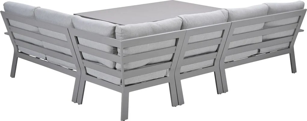 Garden Impressions Camilo lounge dining set 6-delig rechts - taupe