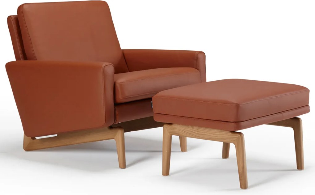 Scandinavische Hocker Met Eiken