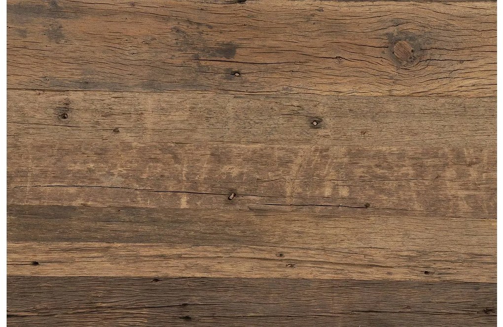 Goossens Eco Salontafel Otik rechthoekig, hout teak onbewerkt, urban industrieel, 120 x 44 x 70 cm