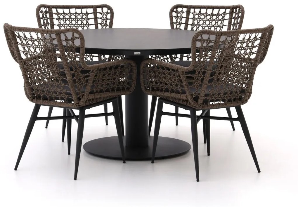 Intenso Busso/La Fonte ø 120cm dining tuinset 5-delig