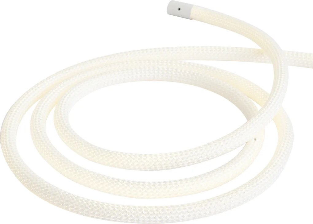 Lichtsnoer wit met stekker 3m incl. LED dimbaar in Kelvin IP44 - Ropy