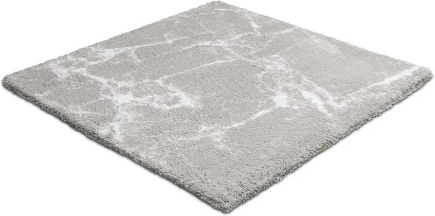 Kleine Wolke badmat Como - grijs - 60x60 cm - Leen Bakker