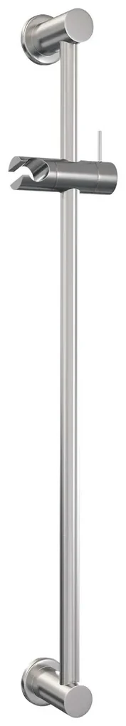 Brauer Brushed Edition thermostatische badkraan met glijstang en 3 standen handdouche RVS geborsteld PVD