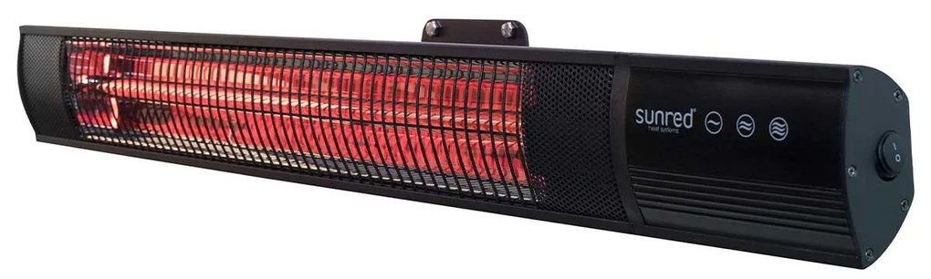 OutTrade Sunred Dark muur heater - 2500 Watt