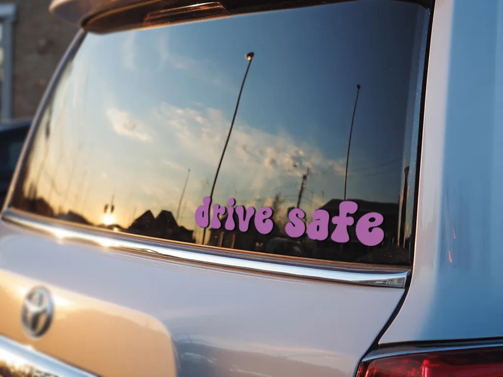 Spiegelsticker S37 – Drive safe