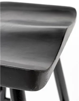House of Rebels Counter Barkruk - 65 cm - Nienke - Zwart - Eiken - House of Rebels