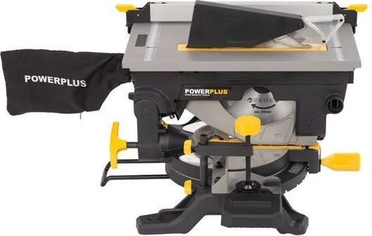 PowerPlus Afkort- en Tafelzaag 2-in-1 2000W Ø254 mm
