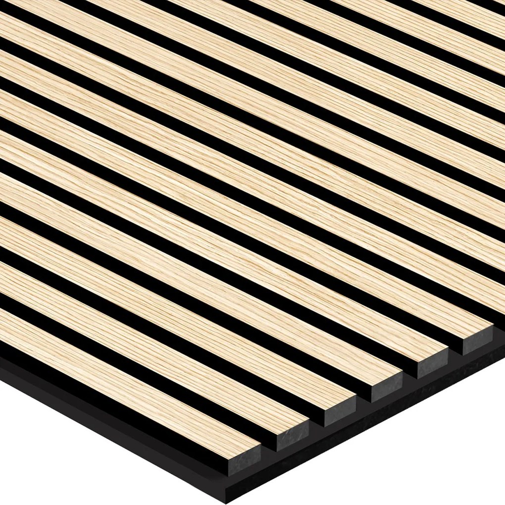 AKU Paneel Akoestisch Vilt Eiken 270x60x2,1cm - 270 cm x 60 cm x 2.1 cm | 10 kg | Paneli akoestische wandpanelen - AKU Wandpanelen