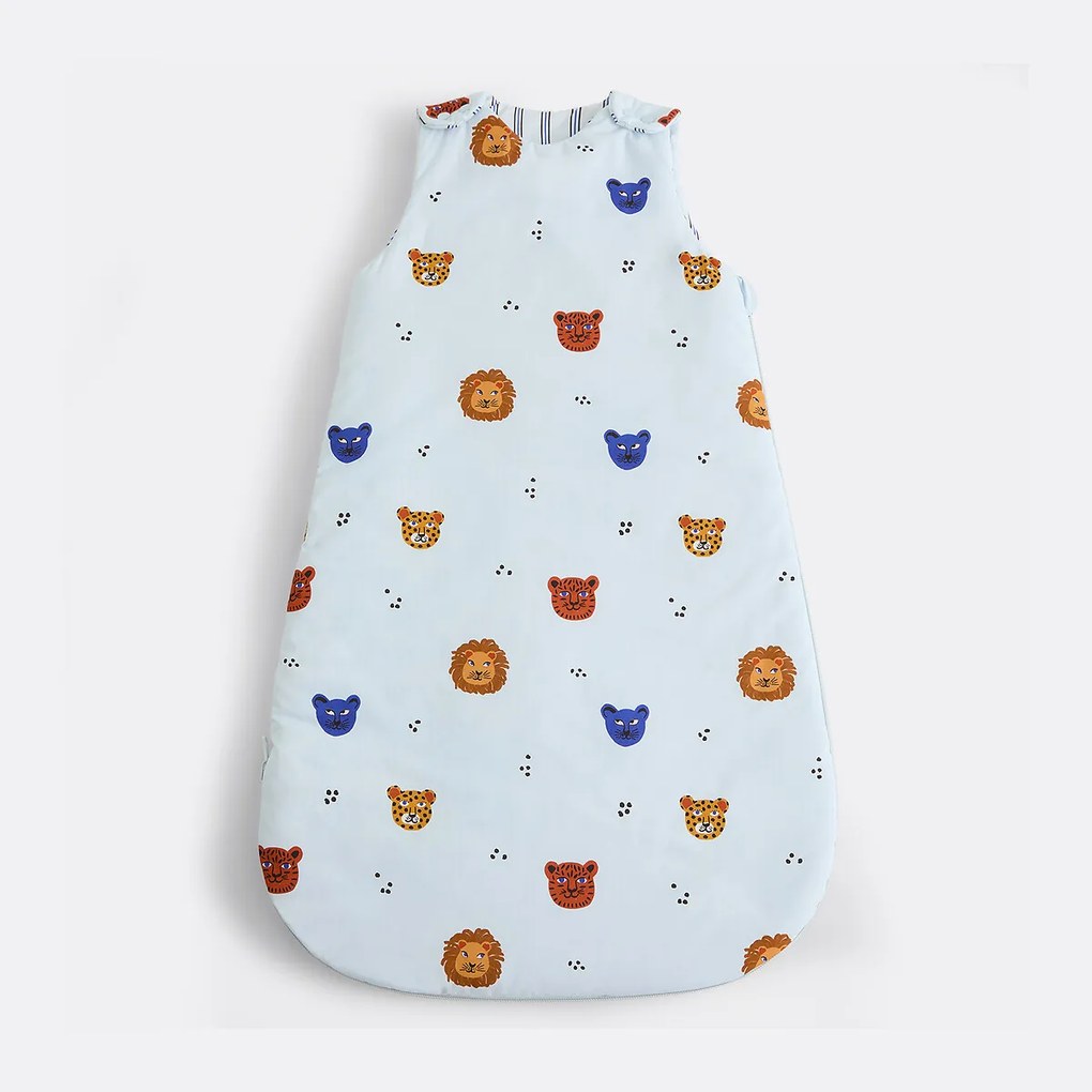 Omkeerbare katoenen perkal slaapzak, dierenprint, PETITE SAVANE