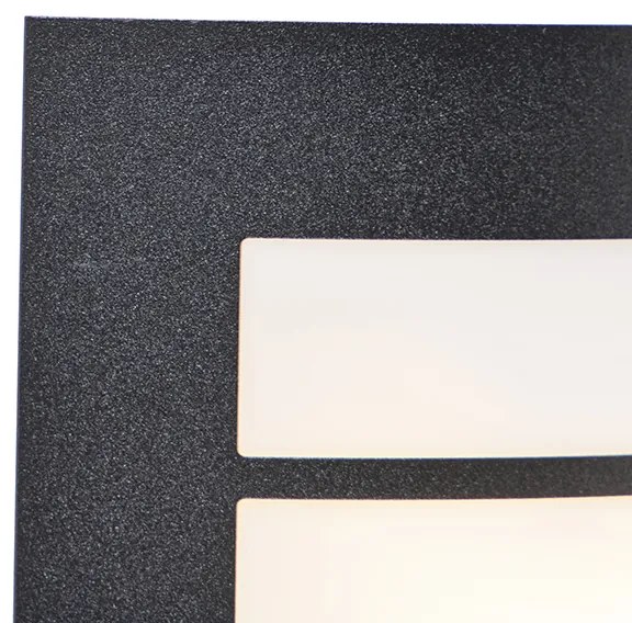 Buiten wandlamp met bewegingsmelder zwart IP44 met bewegingssensor - Miro Modern E27 IP44 Buitenverlichting