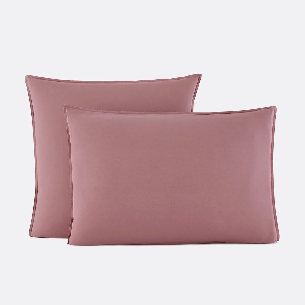 Effen kussensloop in gewassen katoen, Scenario