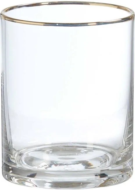 Drinkglas Transparant Goud