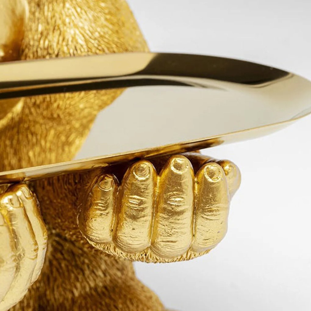 Gouden Gorilla Met Dienblad
