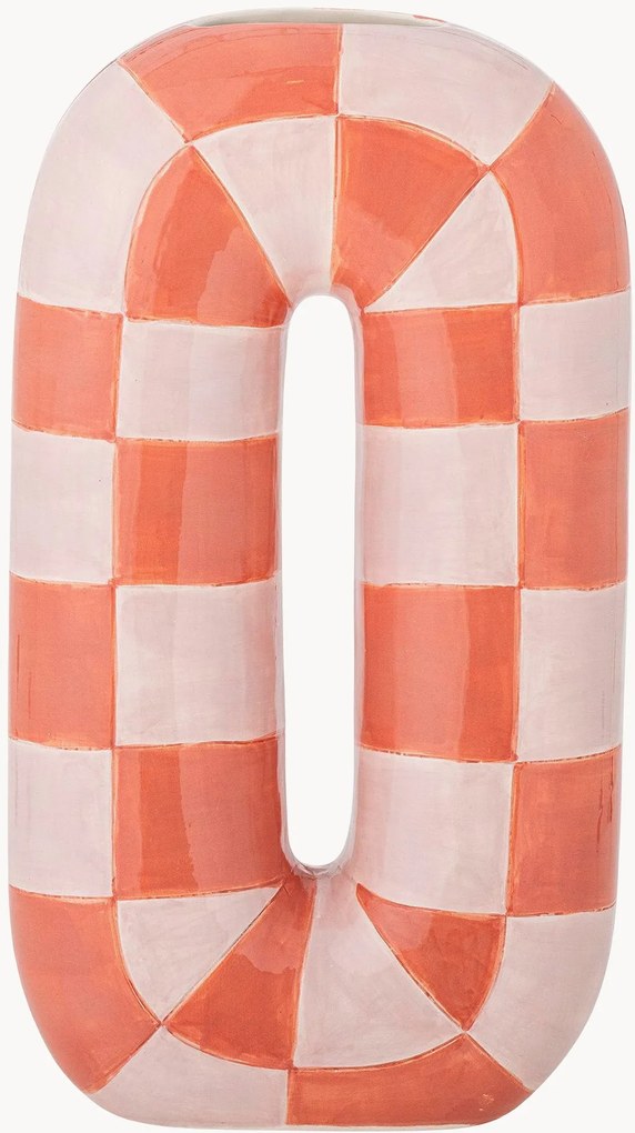 Handgeschilderde keramische vaas Mae, H 32 cm