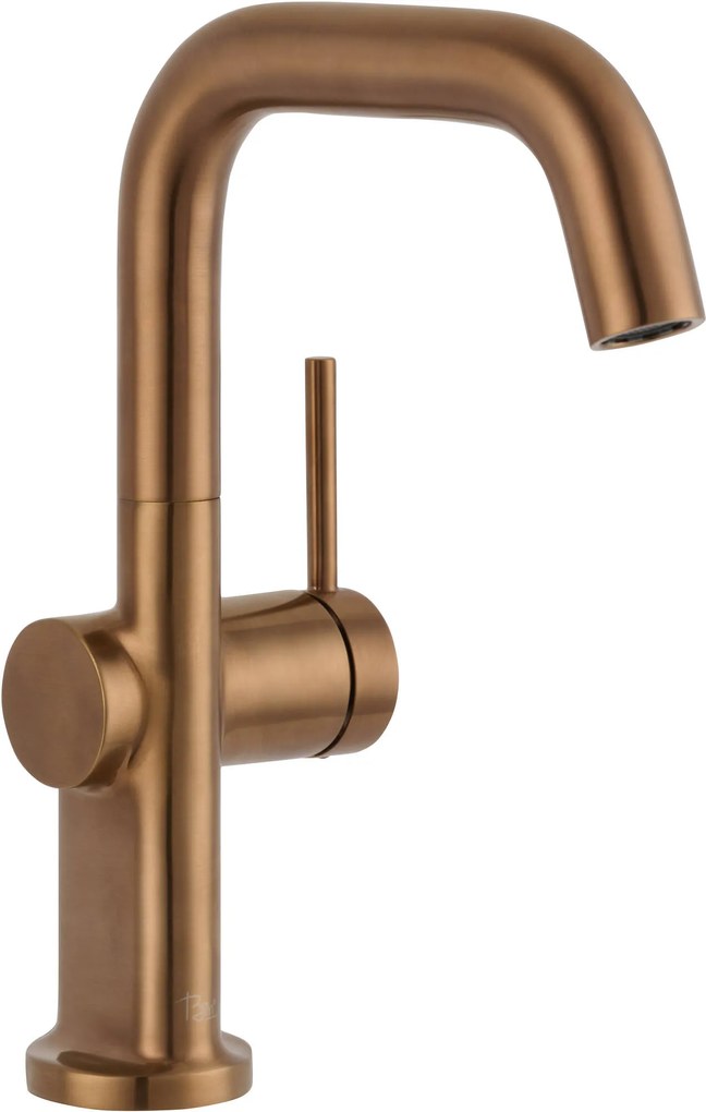 Ben Navan industriële wastafelkraan geborsteld koper