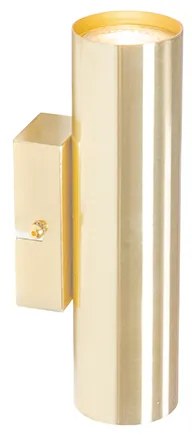 Moderne wandlamp messing 2-lichts - Jeana