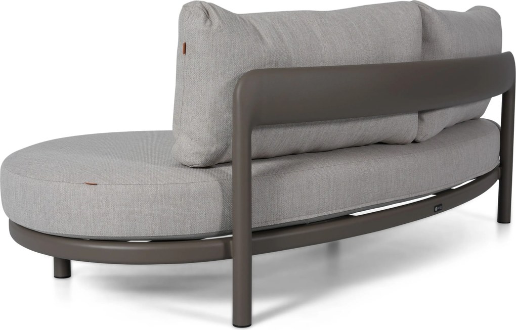 Hoek loungeset 4 personen Aluminium Taupe  Santika Furniture Santika