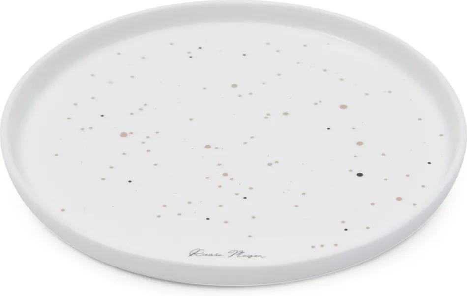 Graf Verstenen Destructief Rivièra Maison - RM Dots &amp; Stripes Breakfast Plate - Kleur: wit | BIANO