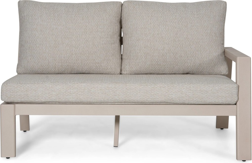 Hoek loungeset 5 personen Aluminium Zand/Beige  Lifestyle Garden Furniture Melone