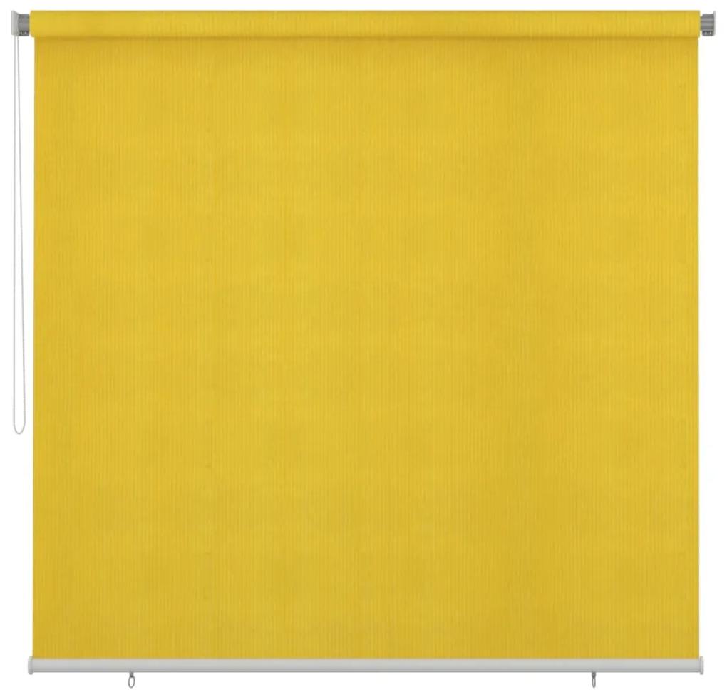 vidaXL Rolgordijn voor buiten 240x230 cm geel