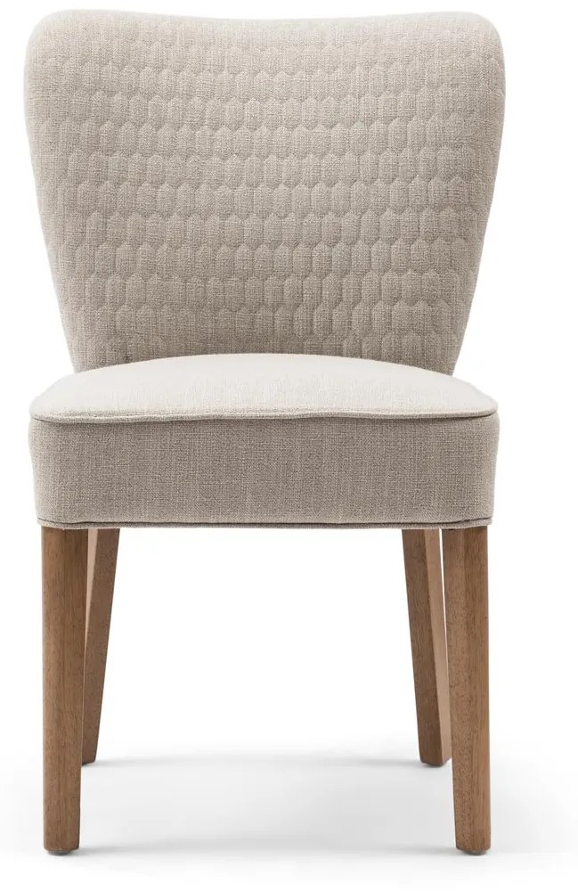 Rivièra Maison - Louise Dining Chair, mouliné linen, fabulous flax - Kleur: beige