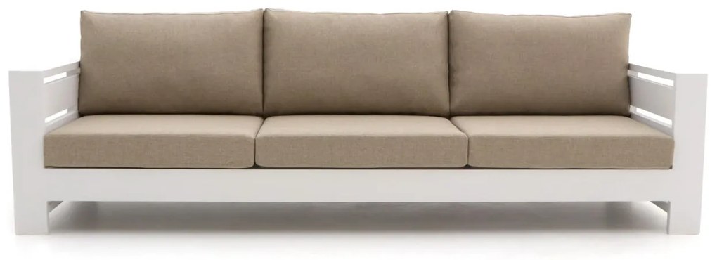 Bellagio Avolo/Cosiraw 120cm hoek loungeset met vuurtafel 3-delig links