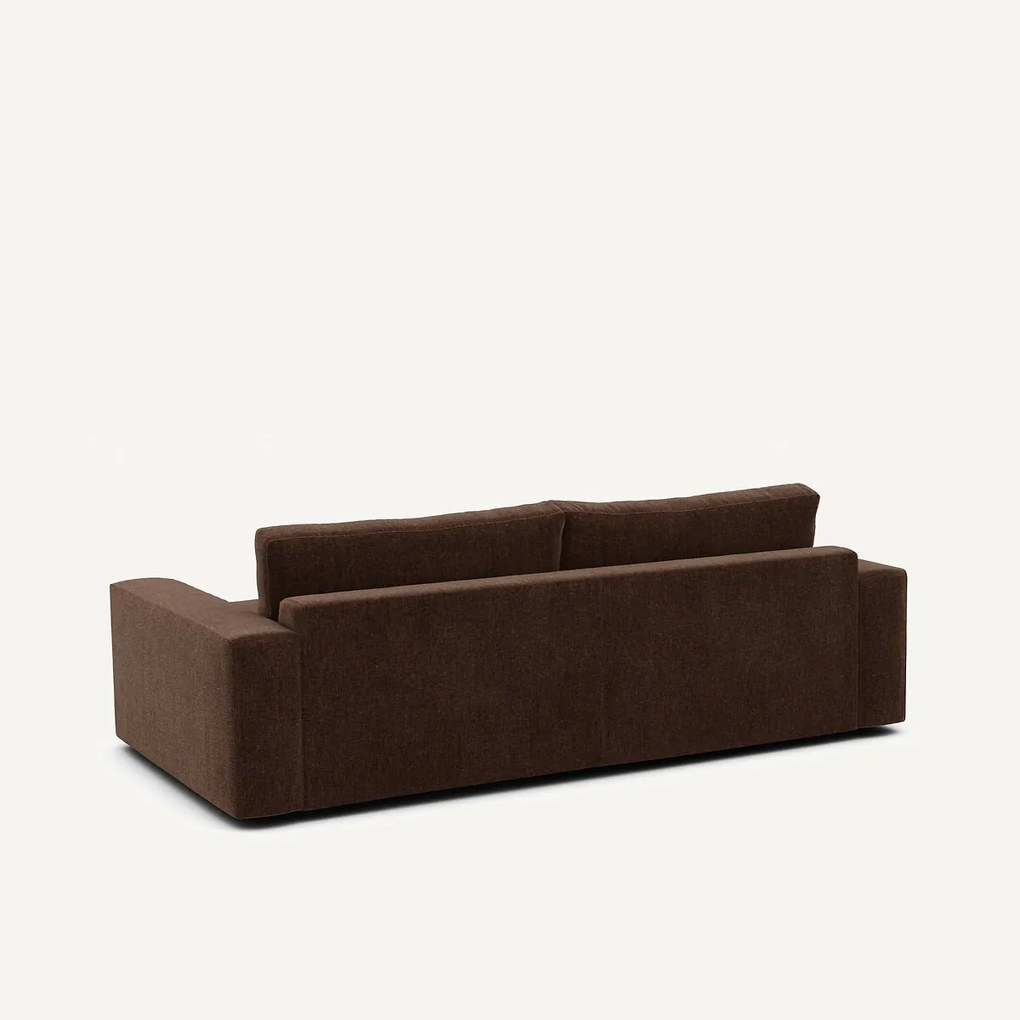 3-zits slaapbank, chenille fluweel, Skander