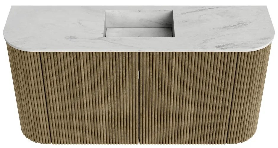 Mondiaz Joya DLux 85cm toiletmeubel ronding links/rechts dusk met wastafel faye midden 1 kraangat opalo