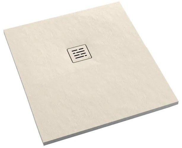 Aco Showerdrain douchevloer - 90x160x4.0cm - antislip - mat zand (beige) 913984