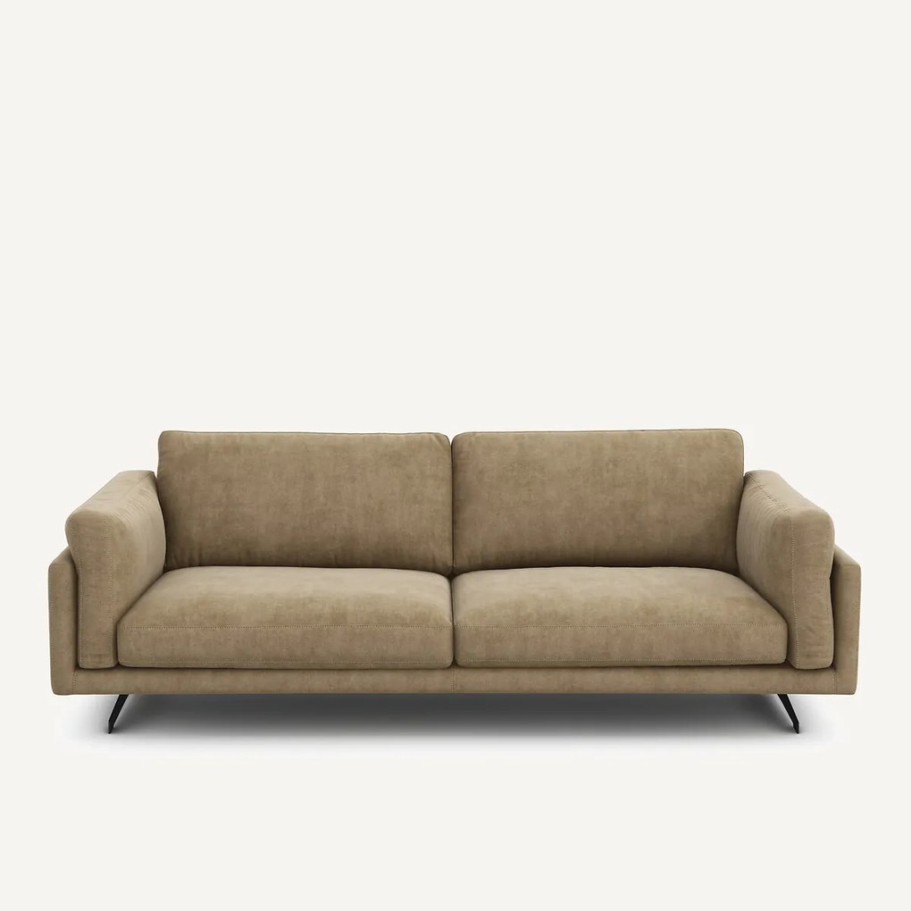 Bank van stonewashed fluweel, CÉSAR