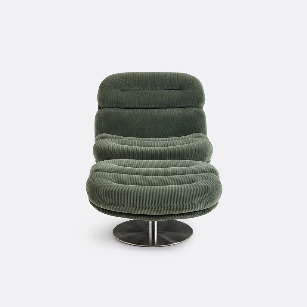 Draaibare fauteuil met voetensteun, Marlon