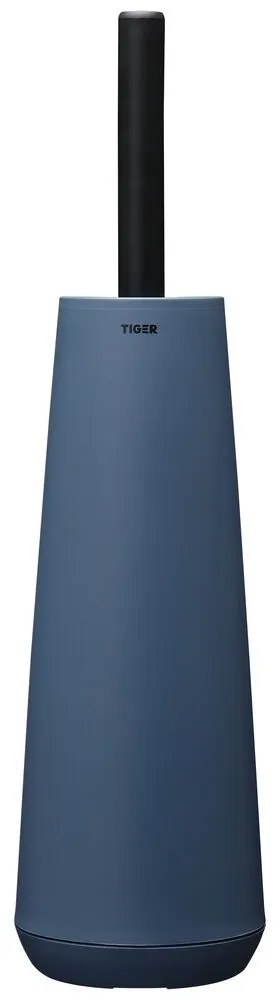 Tiger Tess toiletborstelhouder vrijstaand met Swoop borstel flexibel blauw/zwart