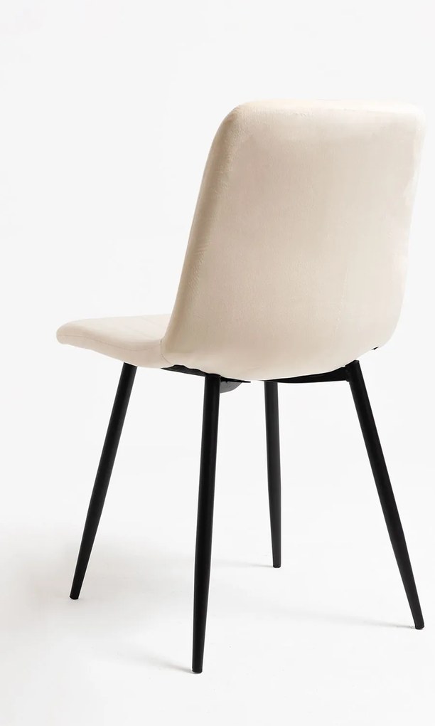Fluwelen Miller Black Stoel
