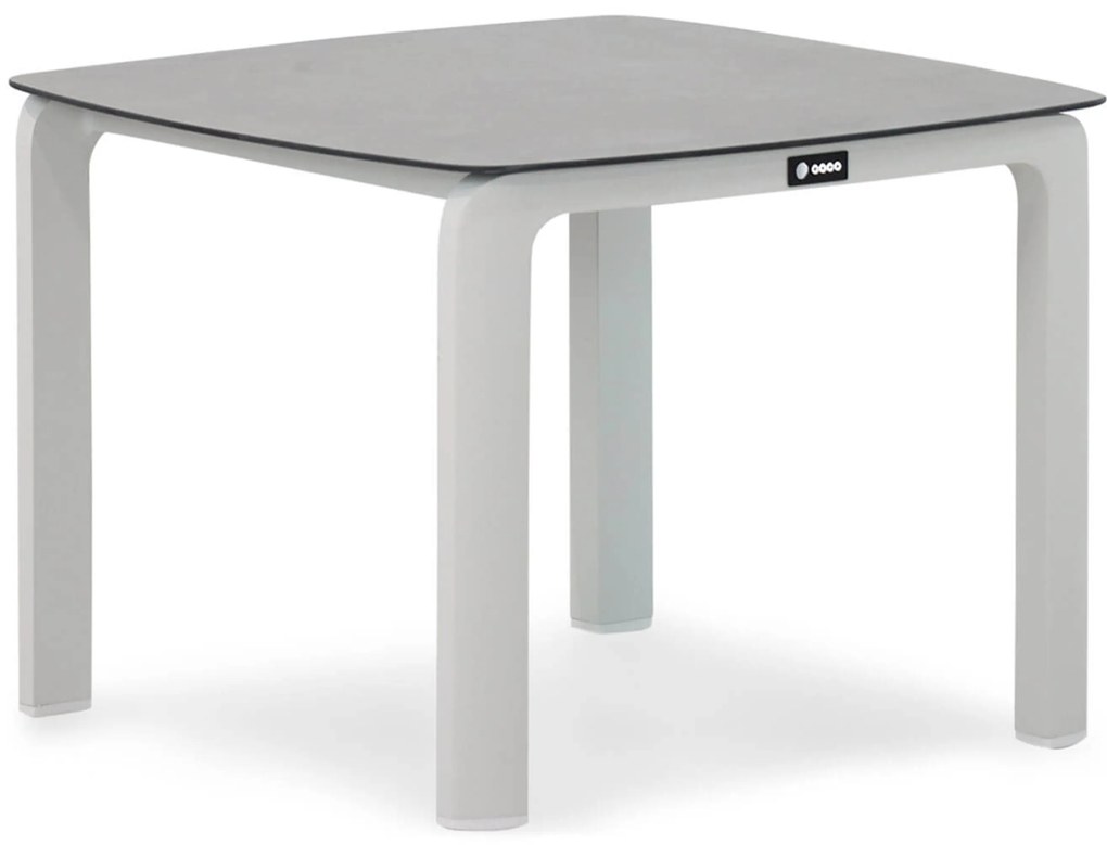 Bistroset 2 personen 60 cm Aluminium/rope Wit Coco Valentino/Avellino