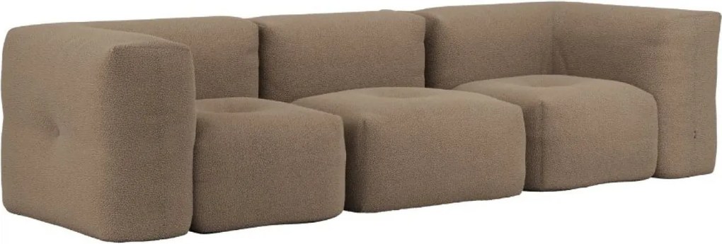 Soft Zitzak Indoor 3 Seater - Teddy Brown