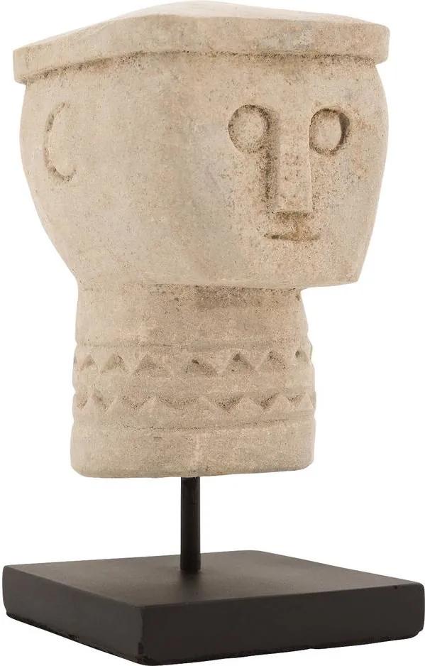 Goossens Decoratie Imperial, Stone head 19 cm hoog