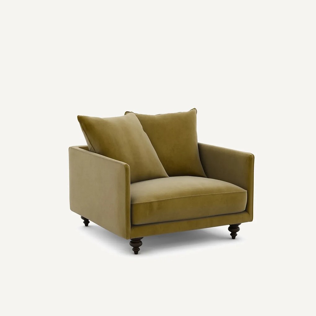 Fauteuil fluweel, Lazare
