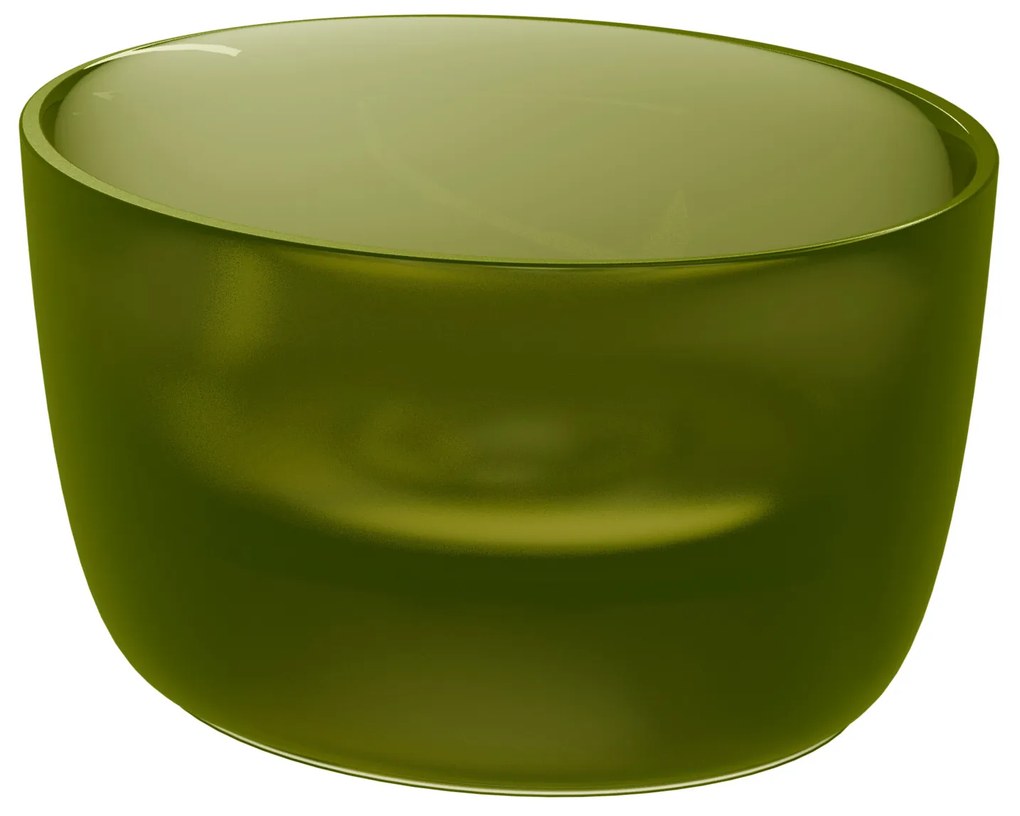 Riho Oval waskom solid surface frosted forest
