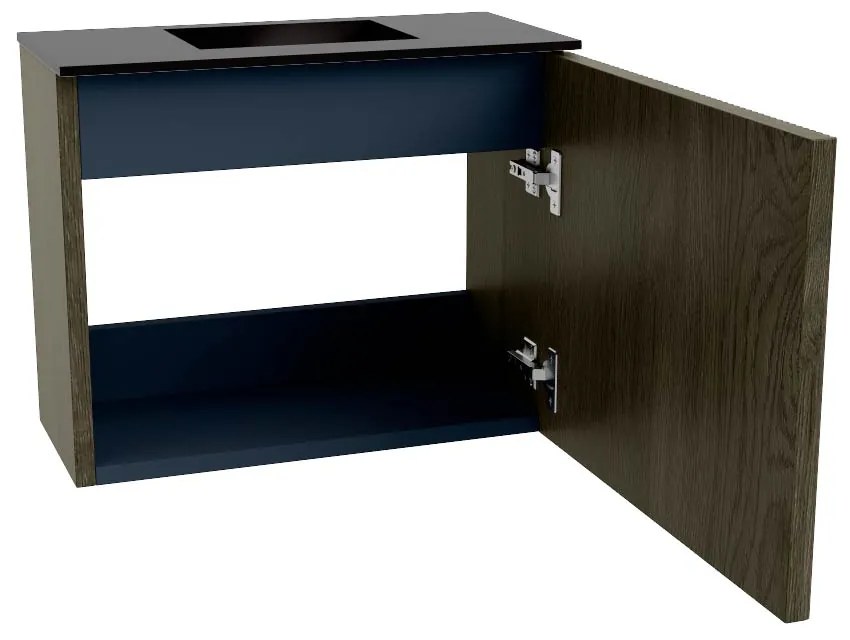 Mondiaz Joya 50cm toiletmeubel shadow met wastafel faye midden zonder kraangat urban