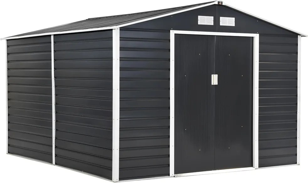 Lahti metalen gereedschapshuis 2,8 x 2,6 m Store Boss antraciet