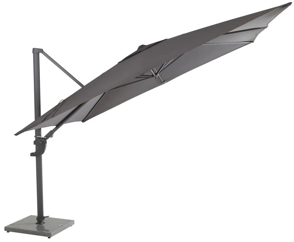 4 Seasons Outdoor Horizon Premium Parasol Antraciet 300 x 300 cm Parasol antraciet weerbestendig