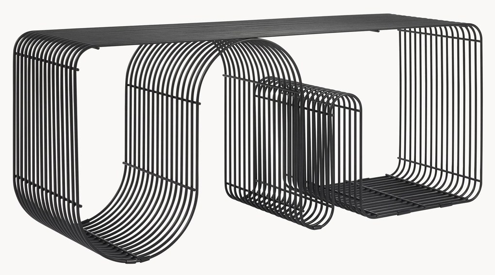 Metalen zitbank Curva