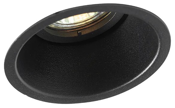 Set van 6 Moderne inbouwspots zwart draai- en kantelbaar - Alloy GU10 Binnenverlichting Lamp