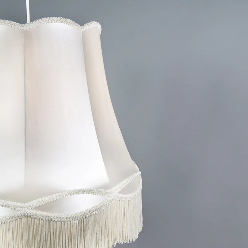 Retro hanglamp crème 45 cm - Granny
