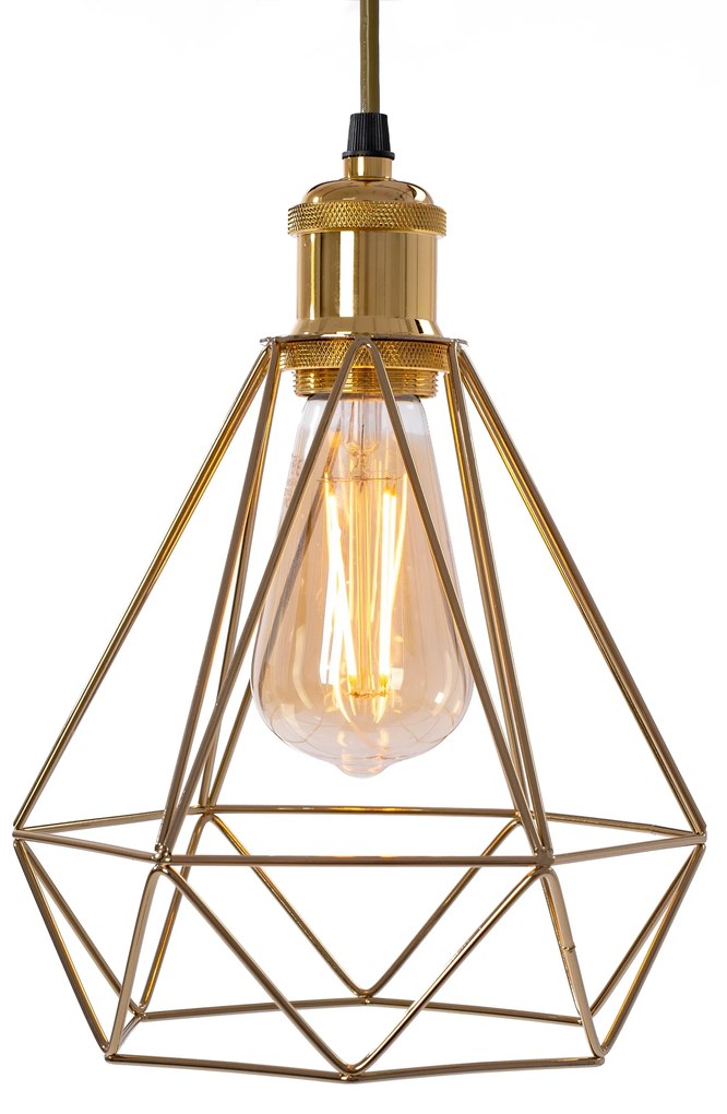 HANGLAMP DIAMOND Licht Goud 392197