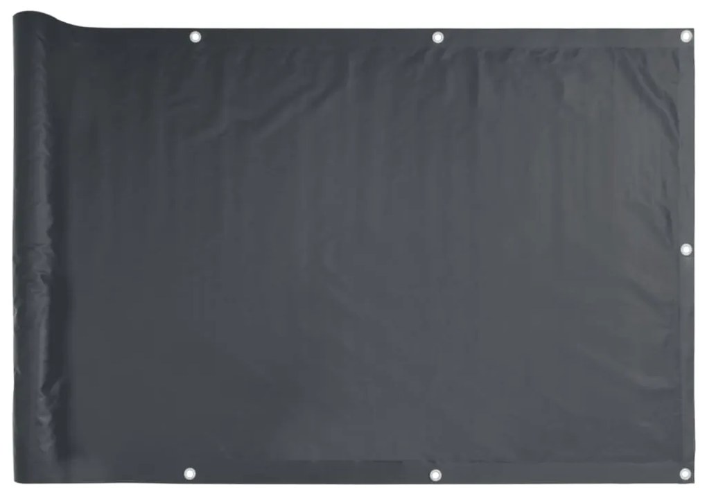 vidaXL Balkonscherm 90x300 cm oxford stof antraciet